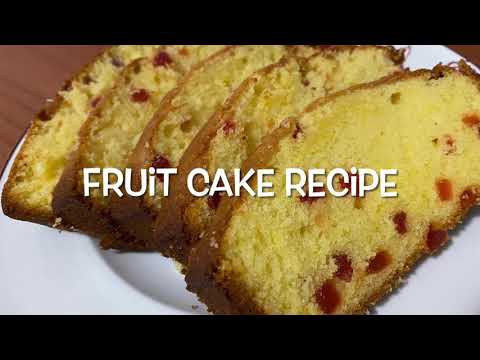 Easy fruit cake recipe