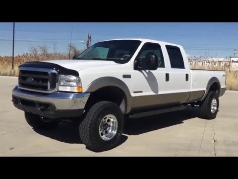 WWW.DIESEL-DEALS.COM SUPER CLEAN 2000 FORD F350 CREW LARIAT 4X4 7.3 POWERSTROKE DIESEL