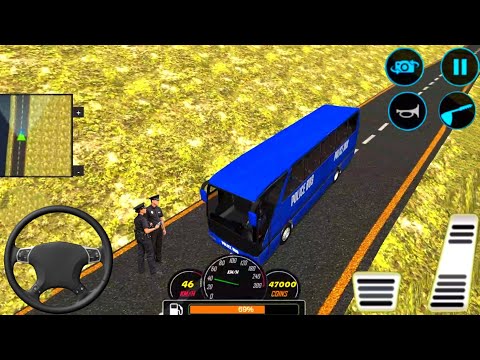 US Police Bus Mountain Driving Simulator 🚌💥 Gameplay 11 || Bus Games || Flash Simulator