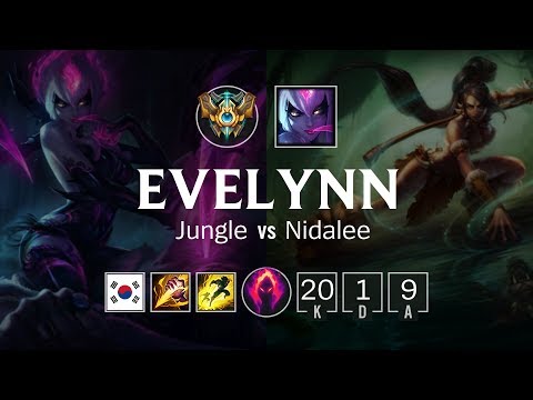 Evelynn Jungle vs Nidalee - KR Challenger Patch 8.23