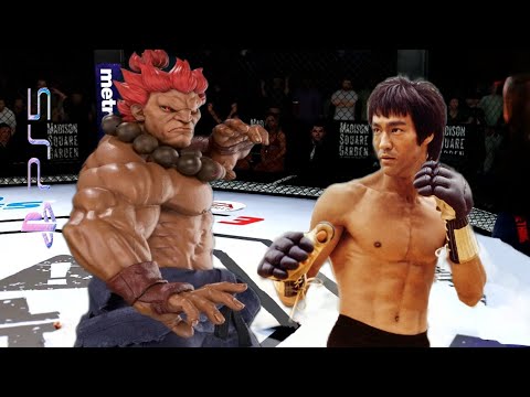 UFC4  Bruce Lee vs Akuma Figter EA Sports UFC 4