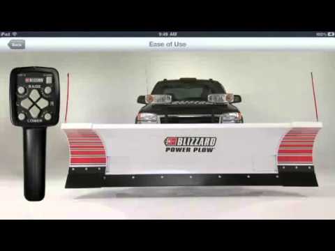 BLIZZARD® POWER PLOW™ vs V-plows