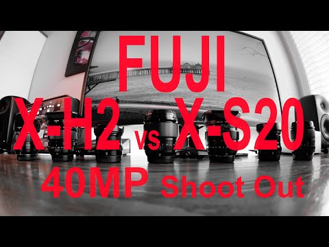 FUJI X-H2 vs X-S20 40MP vs 26MP w/Lens Compare