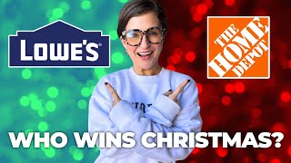 LOWE’S VS HOME DEPOT: The Ultimate Holiday Decor Showdown!