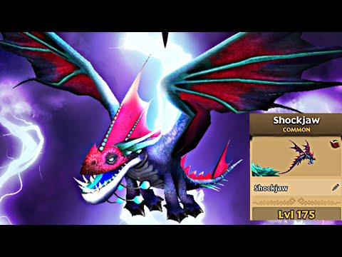 SHOCKJAW MAX LEVEL 175 TITAN MODE - Dragons: Rise of Berk