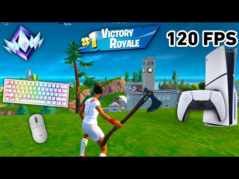 Fortnite Unreal Ranked Reload On PS5 Slim | Keyboard & Mouse Gameplay | 120 FPS | 4K