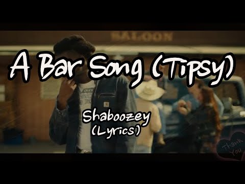 Shaboozey - A Bar Song (Lyrics)
