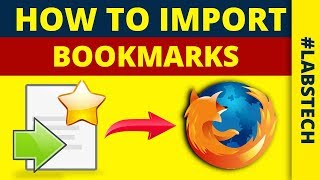 How to Import Bookmarks in Mozilla FireFox - COPY BOOKMARKS CHROME TO FIREFOX