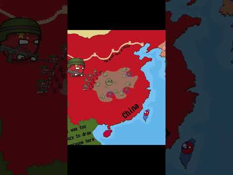 Zombie in Asia. Beginning. Countryballs