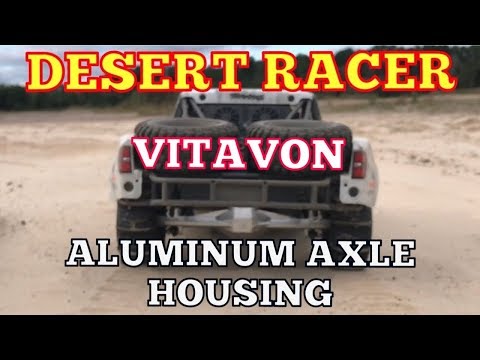 Vitavon CNC Aluminum rear axle housing for Traxxas Desert Racer
