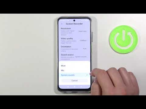 How to Change Screen Recorder Sound Settings in XIAOMI Redmi Note 10 – Find Recorder Options
