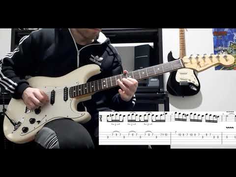 Ritchie Blackmore Lick nº3 - Ligados y púa - Escala menor natural en Mi menor