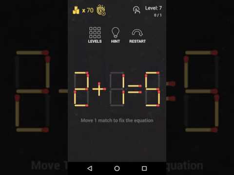 Matches Puzzle - Math Puzzle Video
