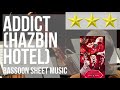 Bassoon Sheet Music How To Play ADDICT HAZBIN HOTEL By Silva Hound