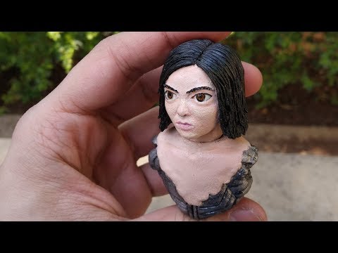 Making of Handmade Alita Battle Angel Bust