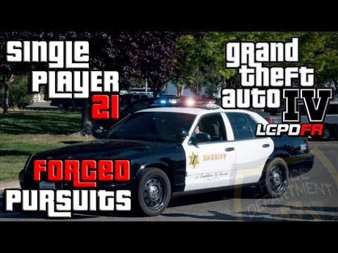 GTA IV LCPDFR SP #21 - Forced Pursuits!