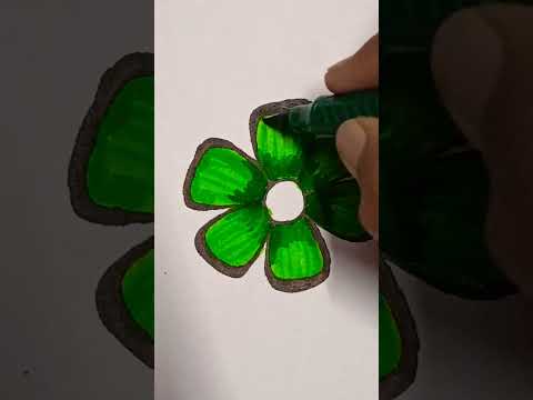 💞😊colouring in flowers 🌺🌹 #Shorts #_Get_Crafty_