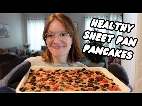 Healthy Sheet Pan Pancakes