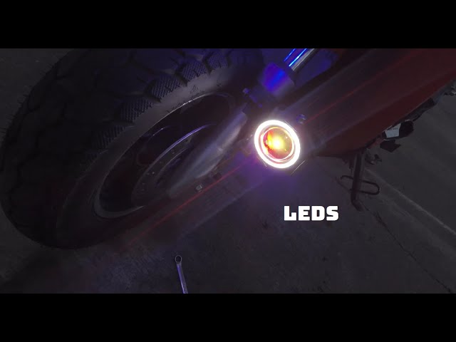 Vídeo relacionado con Gebildet Interruptores de Faros de Manillar 22mm 7/8" IP65 Impermeable, Faros Antiniebla, Interruptor de Manillar, para Motocicletas, Bicicletas Eléctricas, Vehículos Todo Terreno (LED Azul)