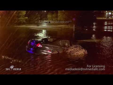 Canadian, Texas - Flash Flooding With Submerged Vehicle - March 13th, 2021