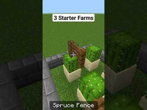 🔥 Ultimate Bedrock 3 Starter Farms 🔥