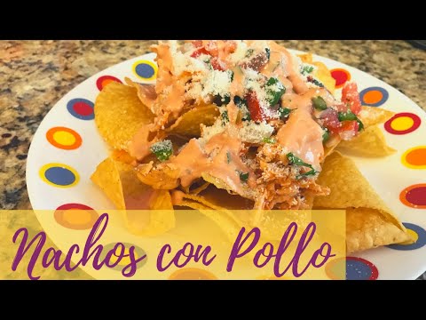 Cómo HACER NACHOS CON POLLO 🇭🇳/ receta de Estefany Rosales
