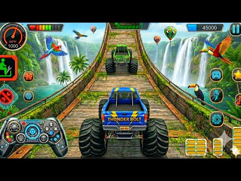 Mega Ramp Challenge! 🤯 Super Crazy GT Monster Truck Racing Stunts | Android Gameplay 2026