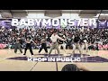 K POP IN PUBLIC SCHOOL BABYMONSTER Jenny From The Block Performance IRIDESCENT