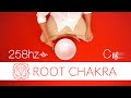 257hz | Quartz Crystal Singing Bowl for Safety & Security | Root Chakra 'C' Note | Meditation Music