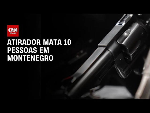 Atirador mata 10 pessoas em Montenegro | CNN PRIME TIME