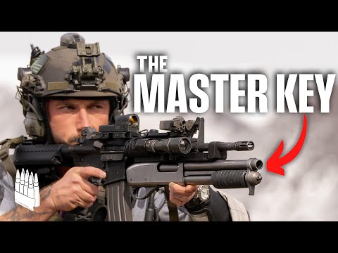 A Shotgun Attached To A M4 Carbine. The MASTERKEY