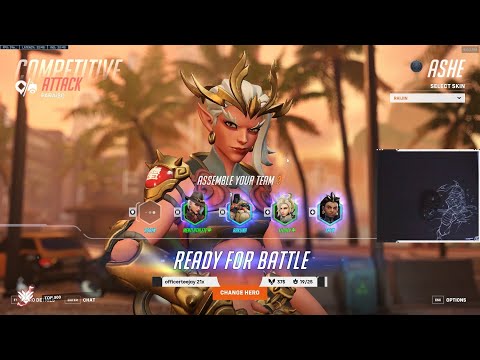 What 1000 HOURS on Ashe looks like on Overwatch 2 - Gale Ashe Season 6 Gameplay