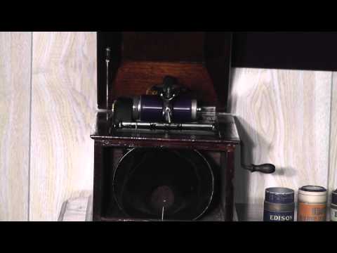 Edison blue amberol cylinder 2306  - St John 14 & and a Home on High by Rev M.C. Peters