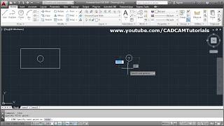 AutoCAD Draw Rectangle from Center