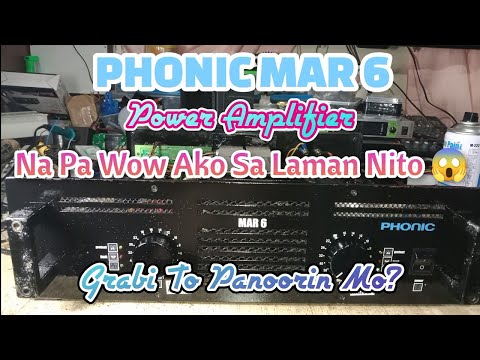 PHONIC MAR 6 Power Amplifier | Protect Right Channel Problem? #share #repair #recondition #phonics