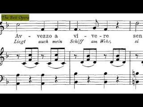 Avvezzo a vivere, Lesson 2.2 (Nicola Vaccai) Soprano/Tenor, Karaoke. Николо Ваккаи. урок 2.2