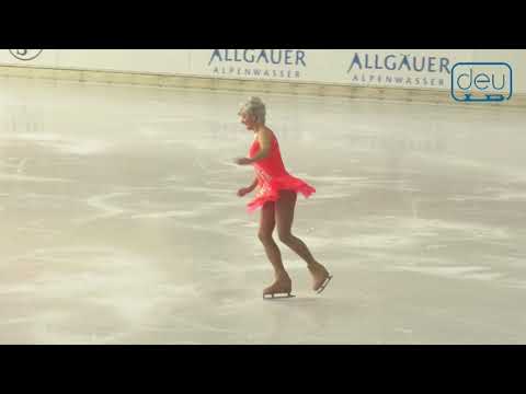 Dagmar Knizetova. Oberstdorf 2019. Silver Ladies IV FS. 2d place