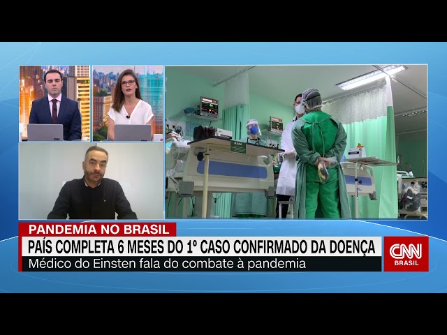 Brasil completa seis meses da confirmação do 1º caso do novo coronavírus