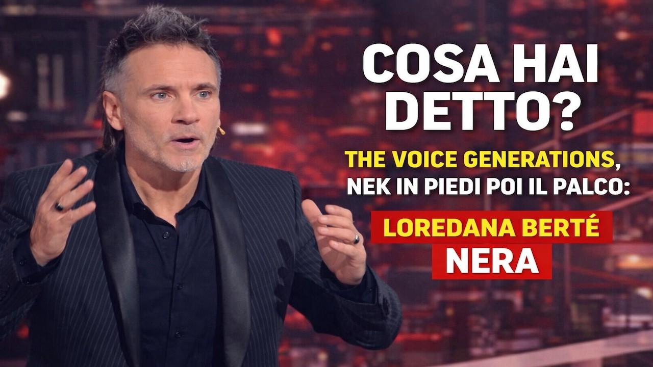 🎤😂 THE VOICE GENERATIONS, NEK RESTA SENZA PAROLE IN DIRETTA: “COSA HAI DETTO?” E IN STUDIO SUCCEDE IL CAOS