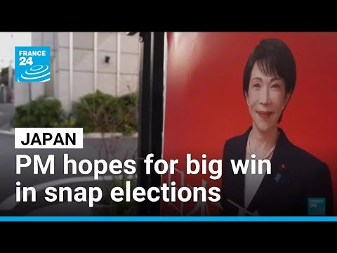 Japanese Prime Minister Sanae Takaichi hopes for big win in snap elections • FRANCE 24 English