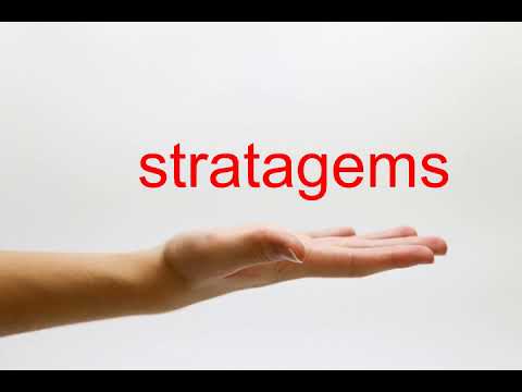 How to Pronounce stratagems - American English