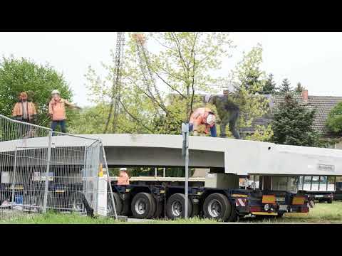 Brückeneinhub der Spreebrücke - Kirschau