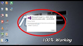 How To Fix Microsoft Visual C++ 2015 Redistributable Setup Failed error 0x80240017 #cruntimeerrorfix