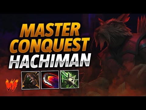 HACHIMAN, ESTE RANGO MOLA BASTANTE - Warchi - Smite Master Conquest