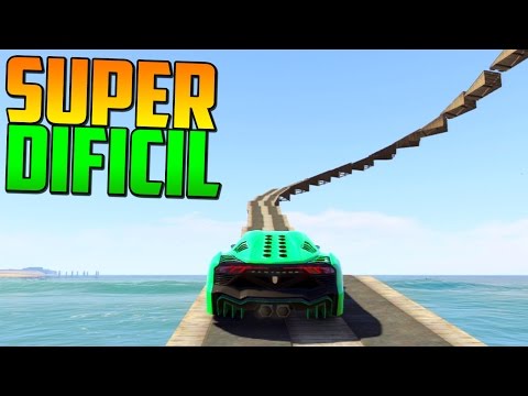 RARE MEGA RAMP! + SUPER HARD!! - GTA 5 Online Funny Moments Gameplay (GTA V Online Race PS3)