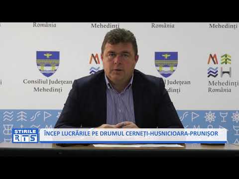 ÎNCEP LUCRĂRILE PE DRUMUL CERNEȚI HUSNICIOARA PRUNIȘOR