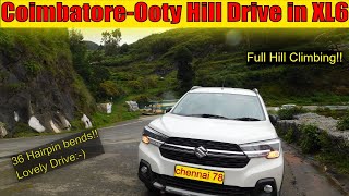 Coimbatore To Ooty Roadtrip- Ooty Hill Drive in XL6 #tamil #vlog #youtube #travel #shorts