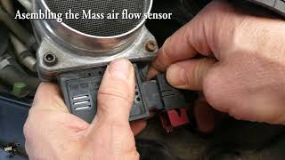 DIY Cleaning MAF Sensor Saab 9-5