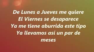 Lunes a Jueves / Leslie Grace Ft. Farina / Letra (Lyrcs)