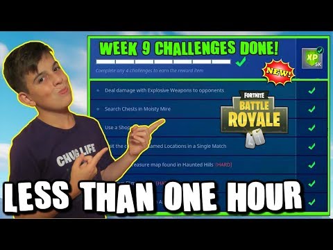 HOW TO Complete Week 9 Challenges in LESS than 1 Hour